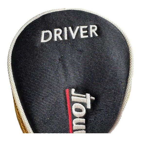 Tour Edge Jr Golf Driver Head Cover Blue and Yellow Embroidered VGUC - Picture 6 of 7